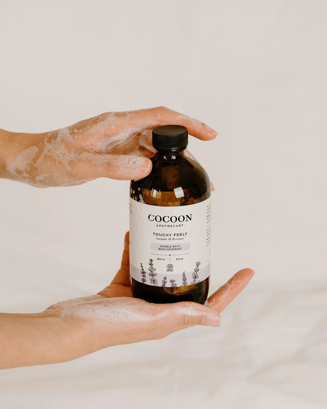 Bain moussant Touchy Feely  (Romarin et Lavande ) – Cocoon Apothecary
