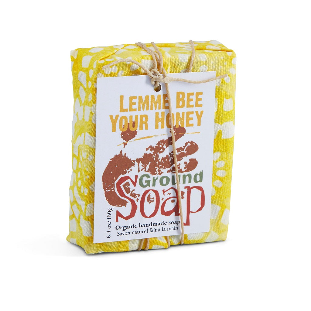Savon naturel LEMME BEE YOUR HONEY ultra-hydratant au miel et au citron, saponifié à froid - Ground Soap