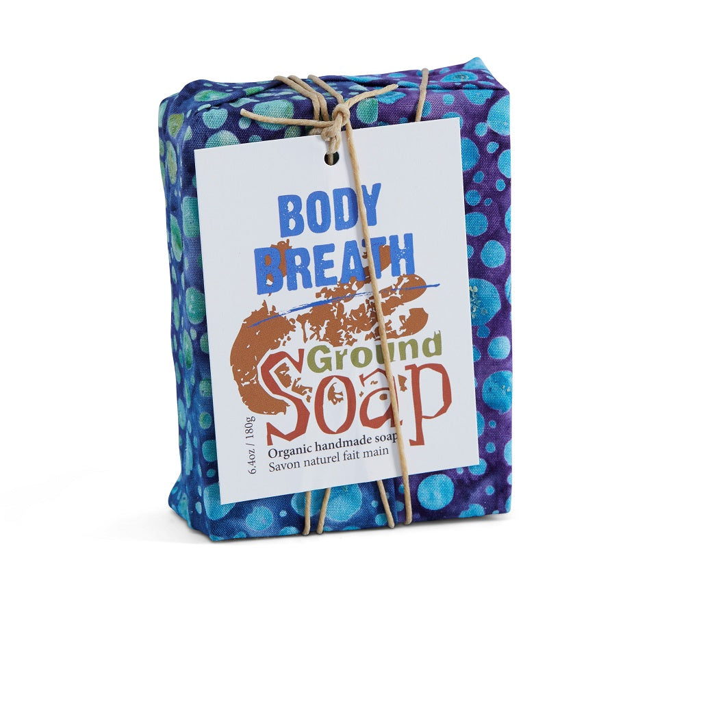 Savon BODY BREATH à la menthe poivrée, saponifié à froid - Ground Soap